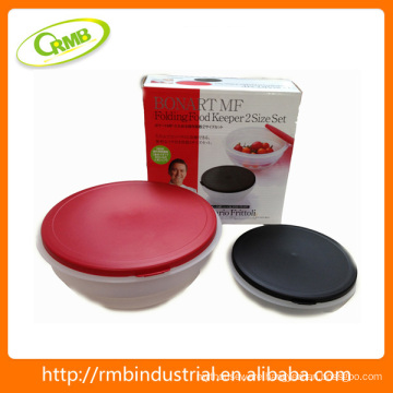 2014 new 2pcs set plastic food container(RMB)